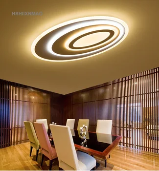 Nov Preprost moderna dnevna soba luči ovalne ustvarjalne dvorani doma stropne svetilke osebno led spalnico luči Stropne luči