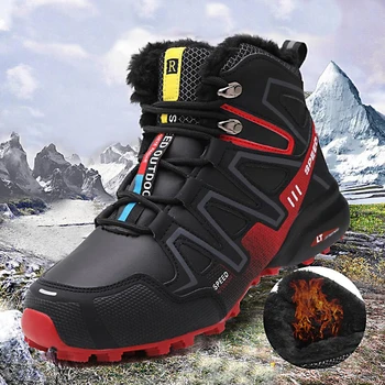 Moda Toplo Pohodništvo Čevlji Moški Zimski Sneg Moški Čevlji Taktično Čevlji Plezanje, Gorsko Superge Boj Proti Čevlji 2020