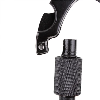 EOS Multi-funkcijo Orodje Carabiner Keychain Kavljem Folding Nož Odpirač, Izvijač