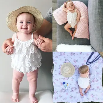 Vroče Lep Malčka Dojenčke in Otroke, Otroška Dekle Zanko Čipke Oblačila srečen otrok Romper Sunsuit Obleke otroška oblačila