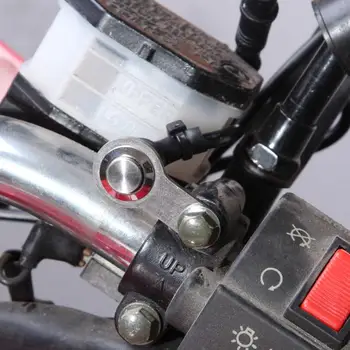 Aluminij Zlitine LED motorno kolo, Stikalo za VKLOP-IZKLOP Krmilo Nastavljivo Gori Nepremočljiva Stikala Gumb DC12V Žarometov