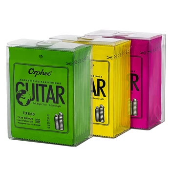 Orphee 10 Nastavite 6Pcs/Set Kitara String String Super Light Strune za Akustično Kitaro