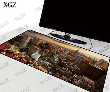 XGZ Lepo Mesto Velikih Zaklepanje Rob Mousepad Visoke Kakovosti Profesionalni Igralec Igra Tabela Pad Gaming Računalnik Mat