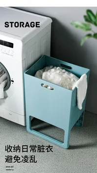 Kopalnica perilo košara zložljivi velike zmogljivosti domov za Nordijsko umazana oblačila za shranjevanje košaro za shranjevanje vedro pralnica blue skladiščenje bas
