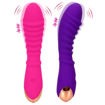 Dildo Stimulacijo Ščegetavčka Vaginalne Masaža Sex Igrače za Žensko, 20 Hitrost Silikonski Ženska Masturbacija Vibrator