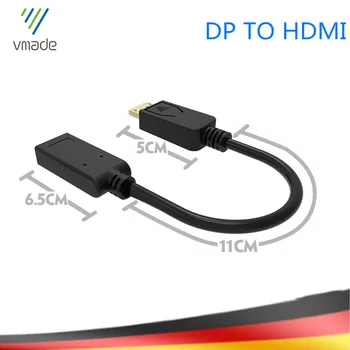DP Za HDMI Adapter Moški-Ženska Za Prenosni računalnik PC Računalnik Pribor Display Port, Da 1080P 4K HDMI Adapter Mini Converter
