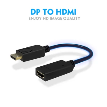 DP Za HDMI Adapter Moški-Ženska Za Prenosni računalnik PC Računalnik Pribor Display Port, Da 1080P 4K HDMI Adapter Mini Converter