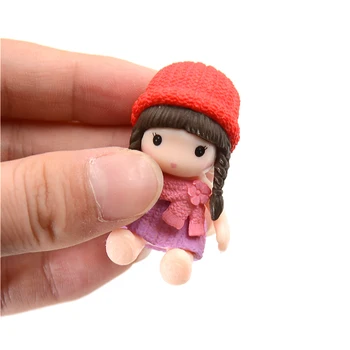 1PcsMini Dekle Lutka Pravljice Vrt Miniature Dekor Lutke Številke DIY Mikro Krajine Lutke