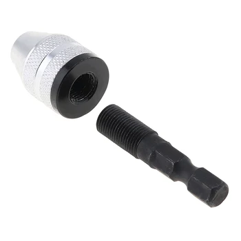 0.3-3.6 mm Twist Drill Chuck Izvijač Vpliv Voznik Adapter z 1/4