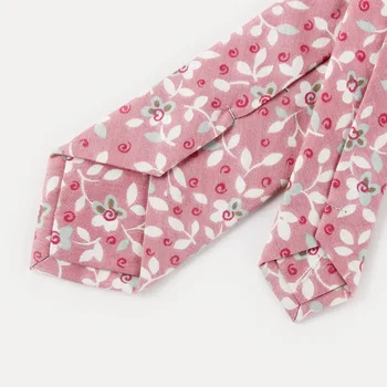 Novih 6 cm Cvetlični Vezi Kravatni za Mens Moda Priložnostne Bombaž Kravato Za Moške, Darilo Poročno zabavo Priložnostne Gravatas