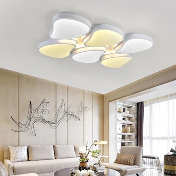 LED stropna svetilka kreativno oblikovan venčni kovanega železa sodobno minimalistično dnevna soba lučka spalnica lučka študija lučka