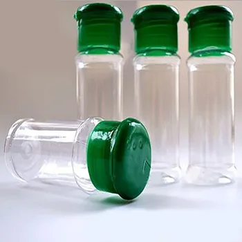 1Pc Plastike, Sol, Poper, Kis, Olje Cruet Shaker Jar Jasno Steklenico Lonec, Kuhinjski Pripomočki, Začimbe Steklenico