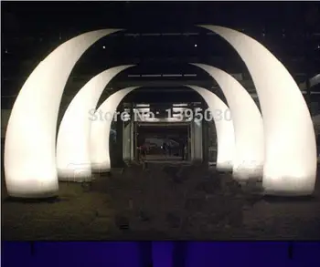 220V Napihljive tube LED napihljivi svetlobe z notranjo puhalo za hotel praznovanje jedilnico 47 CM 1PC
