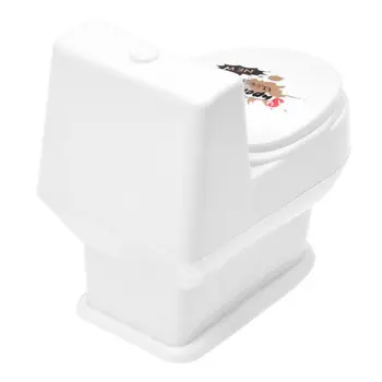 Bela Mini Zanimivo, Smešno Toilet Bowl Nadnaravno Vodo Pištolo Igrače Za Otroke, Otroci