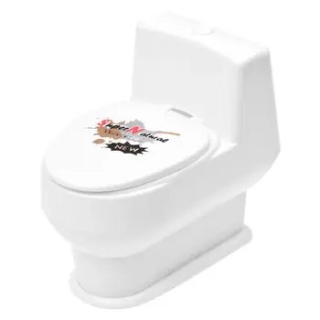 Bela Mini Zanimivo, Smešno Toilet Bowl Nadnaravno Vodo Pištolo Igrače Za Otroke, Otroci