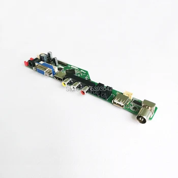 Komplet 2CCFL 30 Pin LVDS 1280*1024 VGA AV USB monitor krmilnik odbor Fit LTM170ET01/LTM190ET01/M170E8/M190E8/MT170EN01 plošča