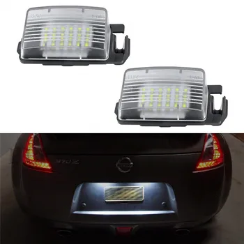 LED Tablice Lučka Lučka Za Nissan 350z 370z GT-R Kocka Listov Sentra Obratno 5D/4D Infiniti Q60 G35 G37 G25, Napaja luči led