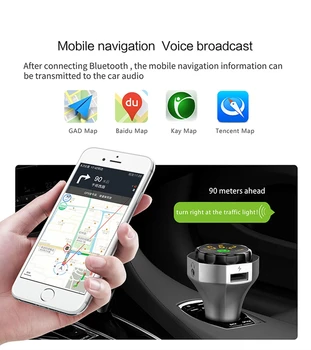 Brezžična tehnologija Bluetooth Car Kit Oddajnik FM Avdio Sprejemnik MP3 Predvajalnik Hands-free USB Avto Polnilec