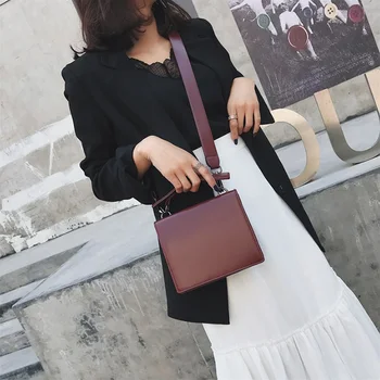 2020 nove ženske torbice, modni korejska različica rami, retro barva ženska torba, trend messenger bag.