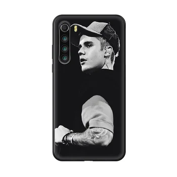 Narisal Hišo Justin Bieber Telefon Primeru kritje Za xiaomi Redmi opomba 4 5 6 7 8 T X Pro Plus črni pokrov moda lupini slikarstvo