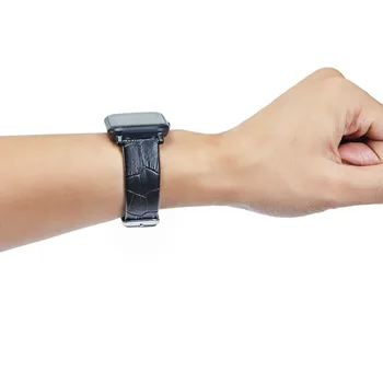 20 mm Univerzalni Watch Band za Samsung Galaxy watch 42MM za Garmin Vivoactive 3 Premium Soft Pravega Usnja Krokodil Trak 910