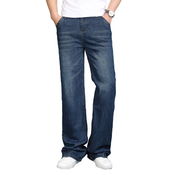 Jeans za Moške 2020 Poletje Nove Tanke velikosti Mikro Bell hlače za Moške Modis Naravnost kavbojke Retro Zelena Classic jeans Več Velikosti 34