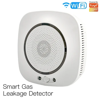 WiFi Smart Uhajanja Plina Požarne Varnosti Detektor Plina Gorljivih Alarm Senzor Smart Življenje Tuya App Nadzor Home Security System NAS P