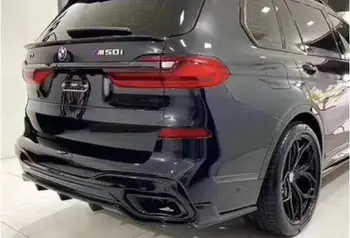 G07 Body Kit Ogljikovih Vlaken Črne Barve, Sprednji, Zadnji Odbijač za Ustnice Difuzor S Strani Krilo Spojler Za BMW G07 X7 2019 2020