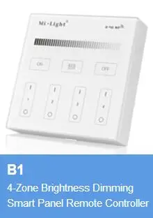 Milight B1 B2 B3 B4 4-Pas 2,4 GHz Brezžični zaslon občutljiv na Dotik Krmilnik RGBW RGB + SCT Zatemnitev Osvetlitve LED Smart Remote Controller