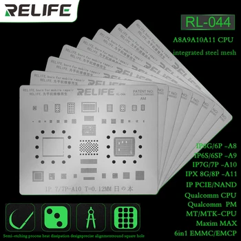 SUNSHINE RELIFE RL-044 Jeklene mreže za iphone serije A8A9A10A11A12 CPU EMMC EMPC SAM OLIMPIJA za iPhone x večnamenski Rastlin tin neto