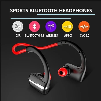 P9 visi uho tip Brezžične Bluetooth Slušalke Hrupa Preklic Slušalke Z Mikrofonom Nepremočljiva Šport Bluetooth Slušalke