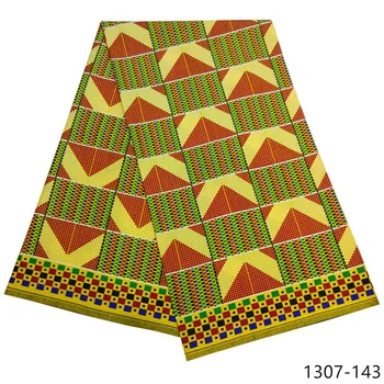 Brezplačna dostava za 6 Dvorišče Ankara Afriške Poliester Vosek Tiskanje Tkanine Ankara Material Za Oblačila Craft, zaradi Česar Pribor 1307-134