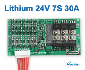 SuPower 7S 24V 25.2 V 29.4 V 30A Li-ion, Litij-LiPo Baterije BMS Sistem za Upravljanje Bilance PCB Čipu IC, Zaščito Vezja