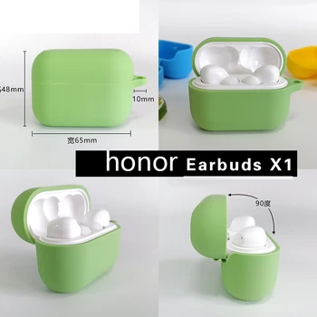 Za Čast Čepkov X1 Primeru luksuznih Daisy Cvet Silikonska Brezžična tehnologija bluetooth Slušalke Primeru za HUAWEI Honor X1 Primeru Zajema