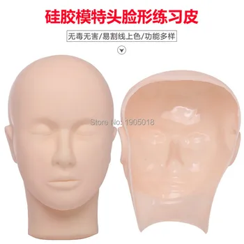 Novi modeli 5pcs/vrečko 3D silikagel praksi kožo trajno ličenje obrvi/ustnice/eye vaje cepljenje trepalnic Tatoo dobav
