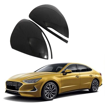 Za Hyundai Sonata DN8 2020-2021 ABS Ogljikovih Vlaken Stranska Vrata Rearview Mirror Kritje Lupini Dekoracijo Trim