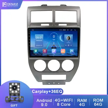 Za 10 inch Jeep compass 2006-2010 Android 9.0 DSP Carplay 4G WIFI 2 Din CSD Radio, GPS Navigacija Št DVD Avto Multimedijski Predvajalnik