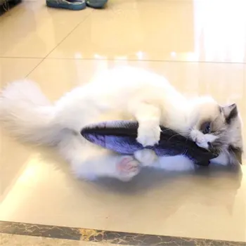Simulirani Puhasto Umetne Ribe Mačka Igrače, Blazine za hišne živali, Mačke Kitties Mucek SDF-LADJA