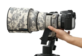 ROLANPRO Objektiv Prikrivanje Plašč Dež Kritje za Canon EF 200mm F/2 L USM Objektiv Zaščitni Rokav Pištole Primeru Objektiv Foto Torba Torba