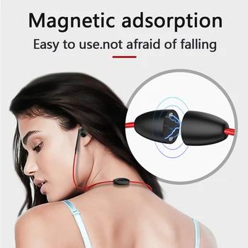 Magnetni Bluetooth Slušalke Slušalke Šport Teče Slušalke Bluetooth Slušalke Z Mikrofon Stereo Čepkov Za mobilni telefon dropship
