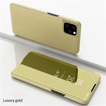 Za iPhone 11 Primeru Laser Plating Luksuzni TPU Mehko Jasno Kritje Za iPhone 11 Max Pro Plus 2019 Telefon Zaščitna torbica
