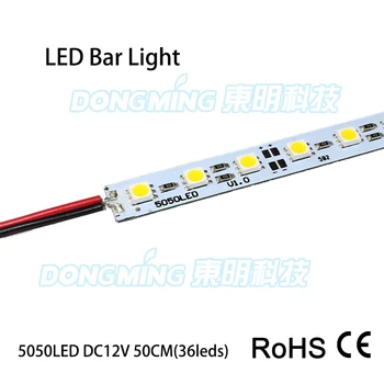 20pcs/Veliko 36Leds LED toga trakovi 0,5 m 5050 SMD IP22 12V togega aluminija led trakovi luči LED bar svetlobe 5050 Brezplačna Dostava