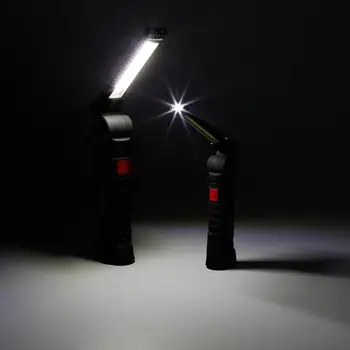 5 Načini COB Delovna Svetilka LED Svetilko Popravilo Svetilk, USB Polnilne 360 Rotacijski Prenosne Luči na Prostem Svetlobo Zoomable