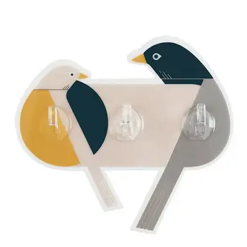 Ustvarjalne Ptica Kavljem Večfunkcijsko Močno Lepljiv Vrata Bedak Steni Kljuke Domov Močno Lepilo za Nohte-brezplačno Obešalnik Za Kuhinjo Kopalnica