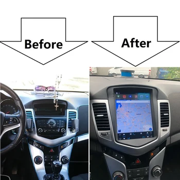 Android 10.1 Avtomobilski Stereo sistem MP5 Predvajalnik, FM Radio, GPS, Wifi za Chevrolet Cruze 2010-