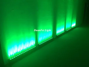 (6pcs/ohišje) ŠT vodoodporna led poplav lučka led dmx magic bar pisane fazi pranje stenske luči rgbwa pranje bar 18x15w