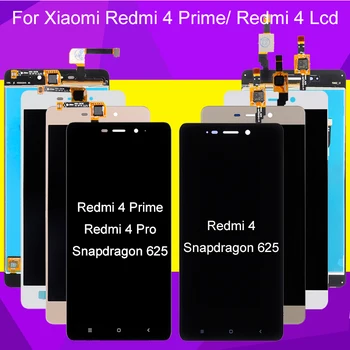 HH AAA 4 Prime Lcd-Zaslon Zamenjava Za Xiaomi Redmi 4 Pro Zaslon, Zaslon na Dotik, Računalnike Zbora Za Redmi 4 LCD Z Okvirjem
