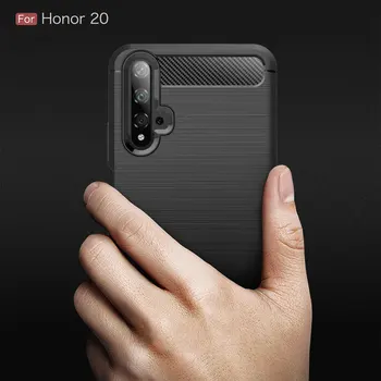 Za Huawei Honor 20S Primeru TPU Silikon Mehko Hrbtni Pokrovček Za Čast 20-IH Anti-knock Telefon Odbijača Primeru Za Huawei Honor 20S Pokrov