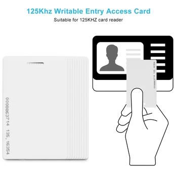 10pcs 125Khz RFID Napiše Dostop do Kartice Bližine Vrat Nadzor Vstopa Dostop do Kartice Visoke Kakovosti