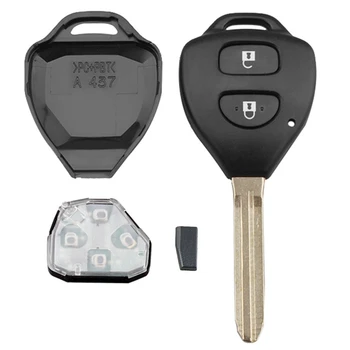 Avto Smart Remote Key 2 Gumbe, ki 4D67 Čip Avto Ključ Fob, Primerni za Toyota Hilux 2005-2009 434MHZ